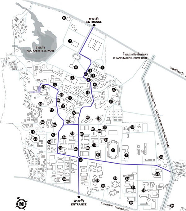 แผนที่คณะนิติศาสตร์