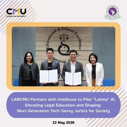 Faculty of Law, CMU Partners with Intellicore to Pilot “Lohma” AI in Legal Clinic, Advancing Digital Transformation for Social Justice