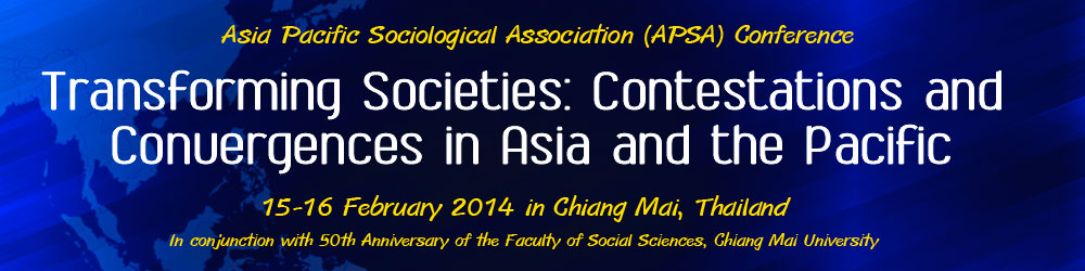ขอเชิญเข้าร่วมประชุมวิชาการนานาชาติ TRANSFORMING SOCIETIES: CONTESTATIONS AND CONVERGENCES ขอเชิญเข้าร่วมประชุมวิชาการนานาชาติ TRANSFORMING SOCIETIES: CONTESTATIONS AND CONVERGENCES