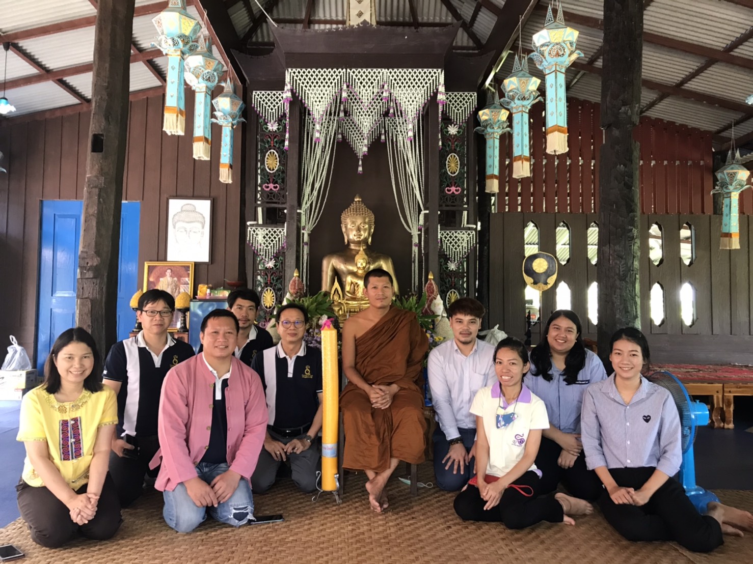 ถวายเทียนพรรษา ณ วัดพระพุทธวิสุทธิญาณมงคล สาขาวัดป่าดาราภิรมย์พระอารามหลวง