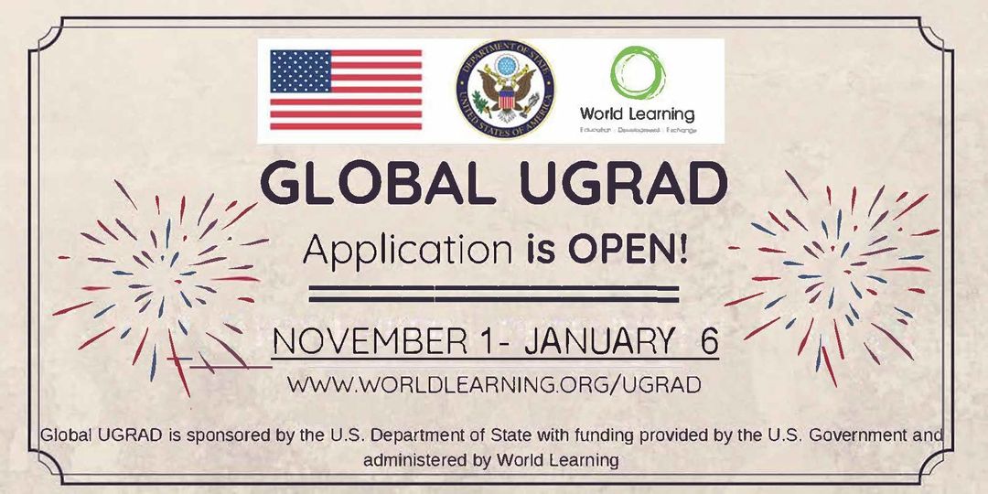 ประชาสัมพันธ์โครงการ Global Undergraduate Exchange Program ประจำปีการศึกษา 2565 (หมดเขต 3 ม.ค. 2565)