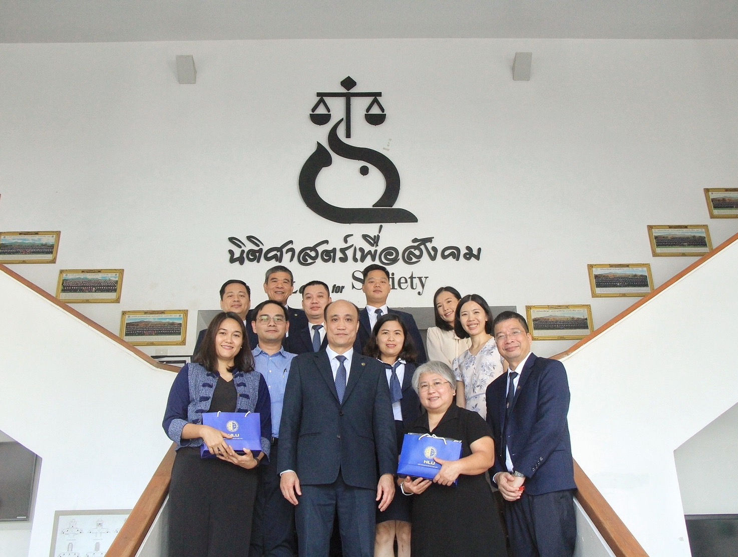 คณะนิติศาสตร์ ต้อนรับคณะอาคันตุกะจาก Hanoi Law University (HLU)