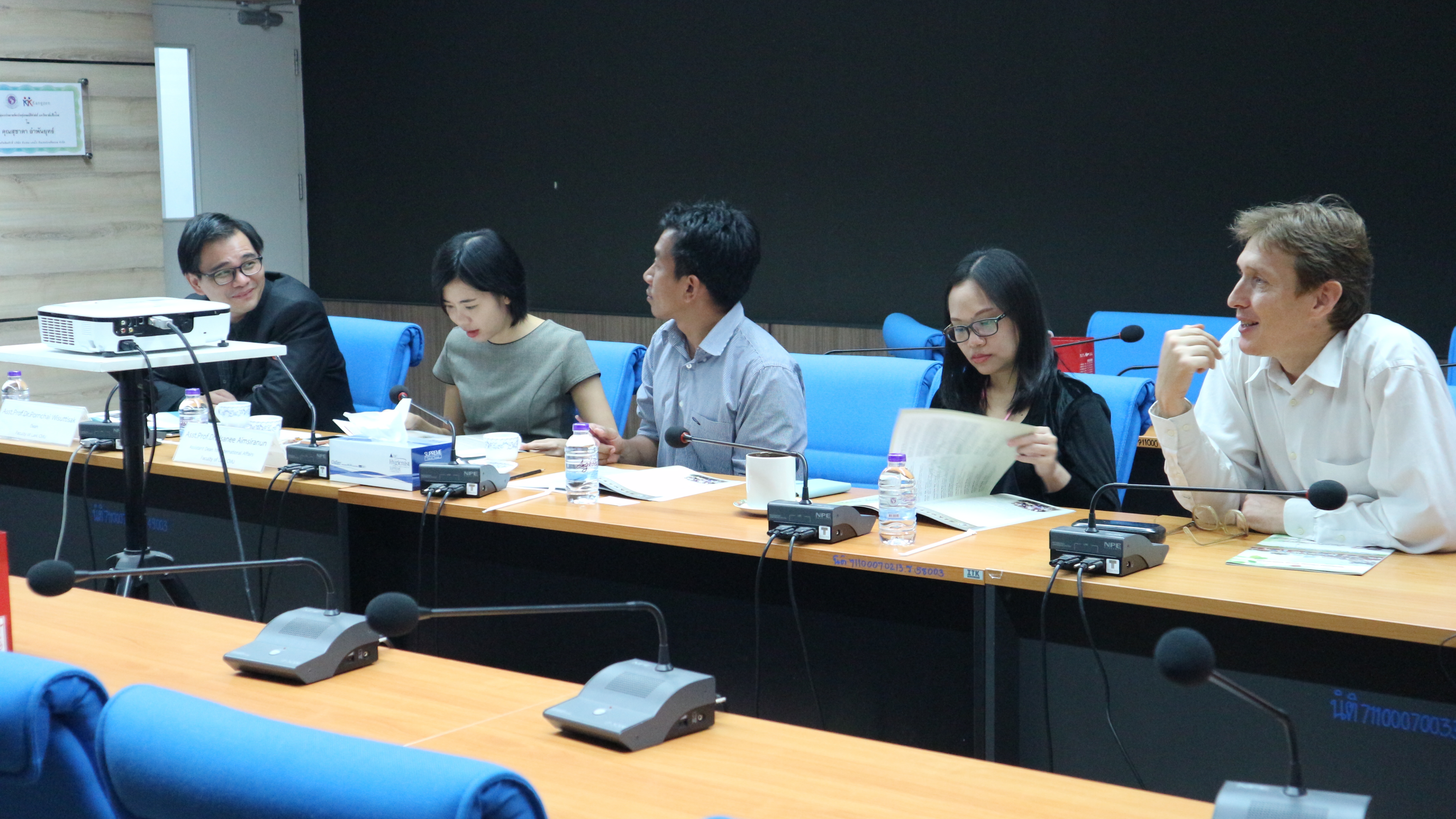 พิธีลงนามบันทึกข้อตกลงความร่วมมือทางวิชาการ ระหว่างคณะนิติศาสตร์ มหาวิทยาลัยเชียงใหม่ และ College of Social Sciences, National Cheng Kung University (