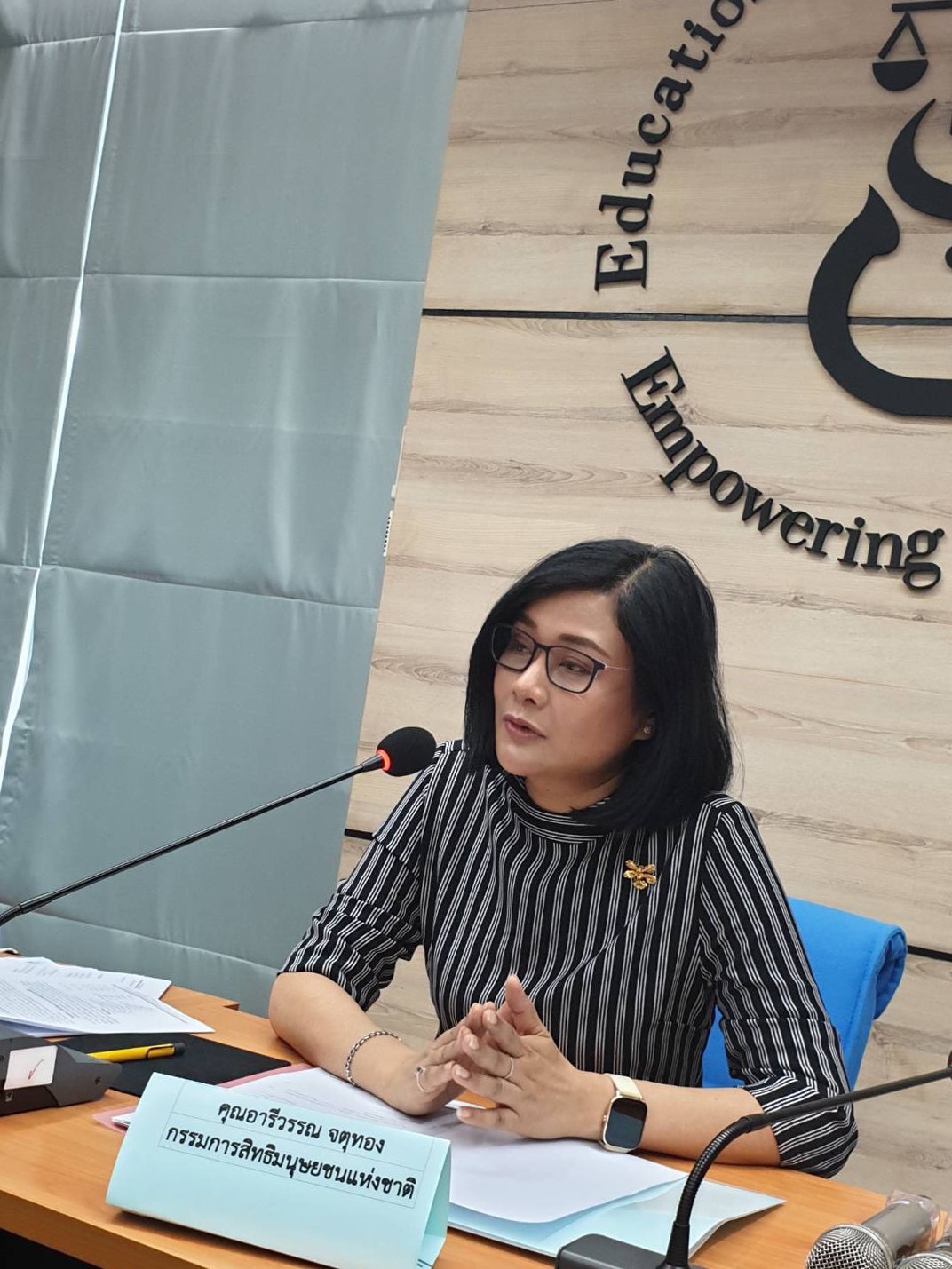 การประชุมเตรียมจัดอบรมเชิงปฏิบัติการวิทยากรกระบวนการด้านสิทธิมนุษยชน ณ คณะนิติศาสตร์