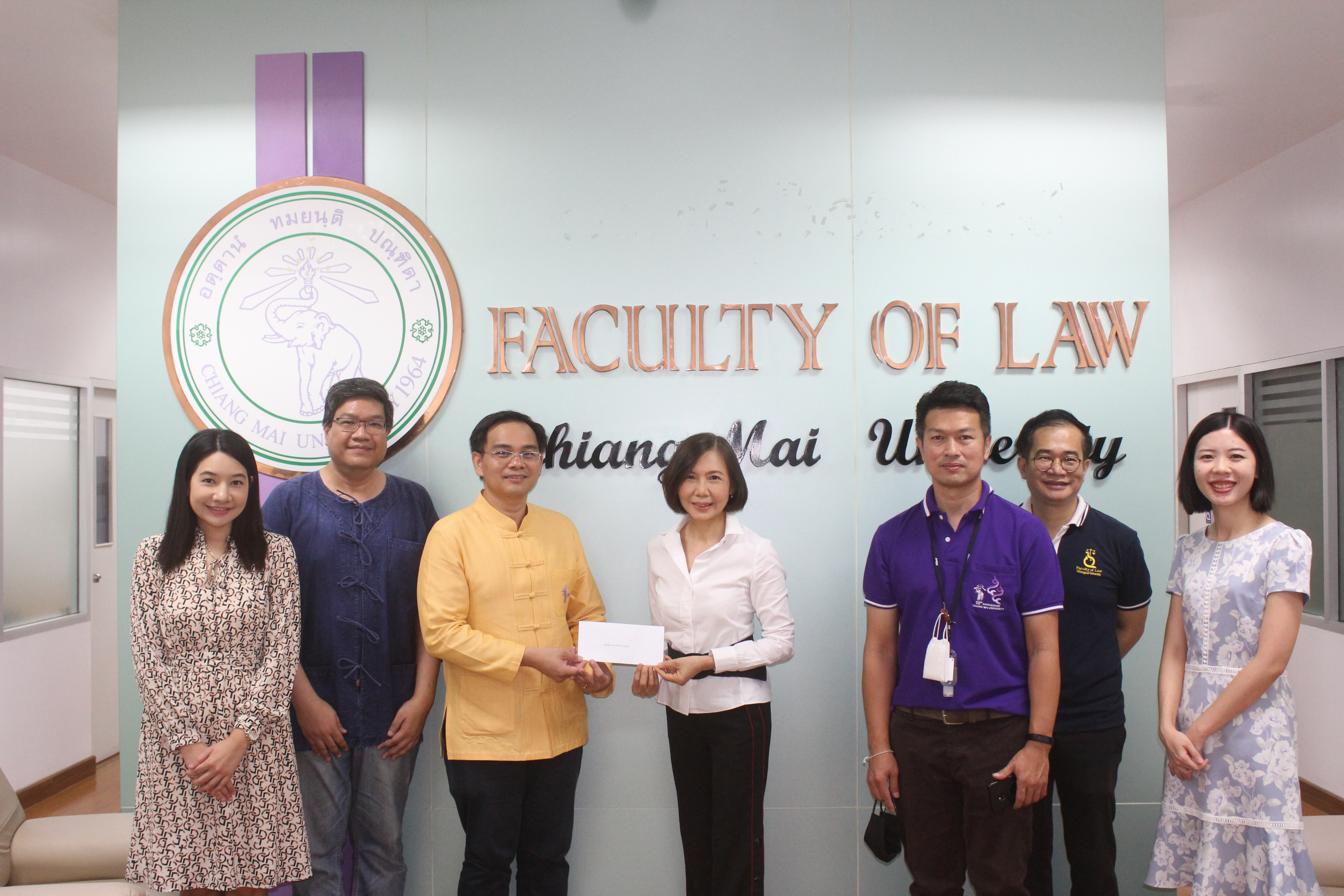 พิธีทำบุญคณะประจำปี 2563 ณ อาคารเรียนและบริหาร คณะนิติศาสตร์