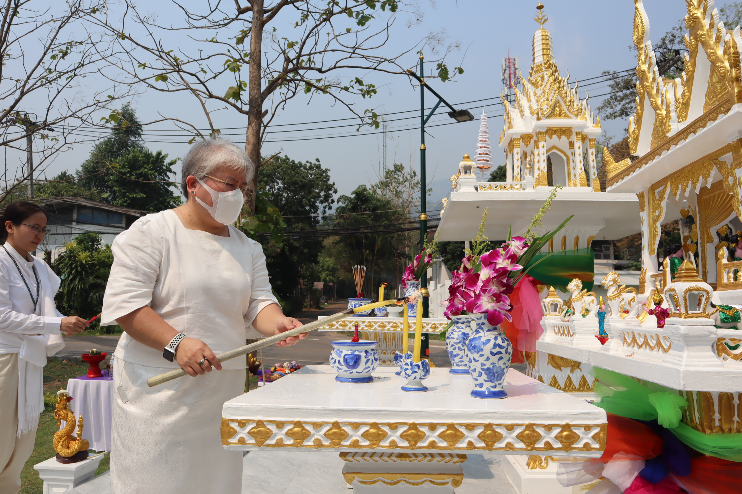 พิธีตั้งศาลพระภูมิใหม่เพื่อความเป็นสิริมงคล