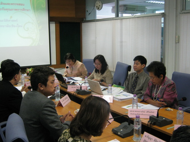  การตรวจสอบและประเมินระบบการประกันคุณภาพการศึกษาภายใน คณะนิติศาสตร์ ประจำปีการศึกษา 2553 วันที่ 23 - 24 มิ.ย. 54