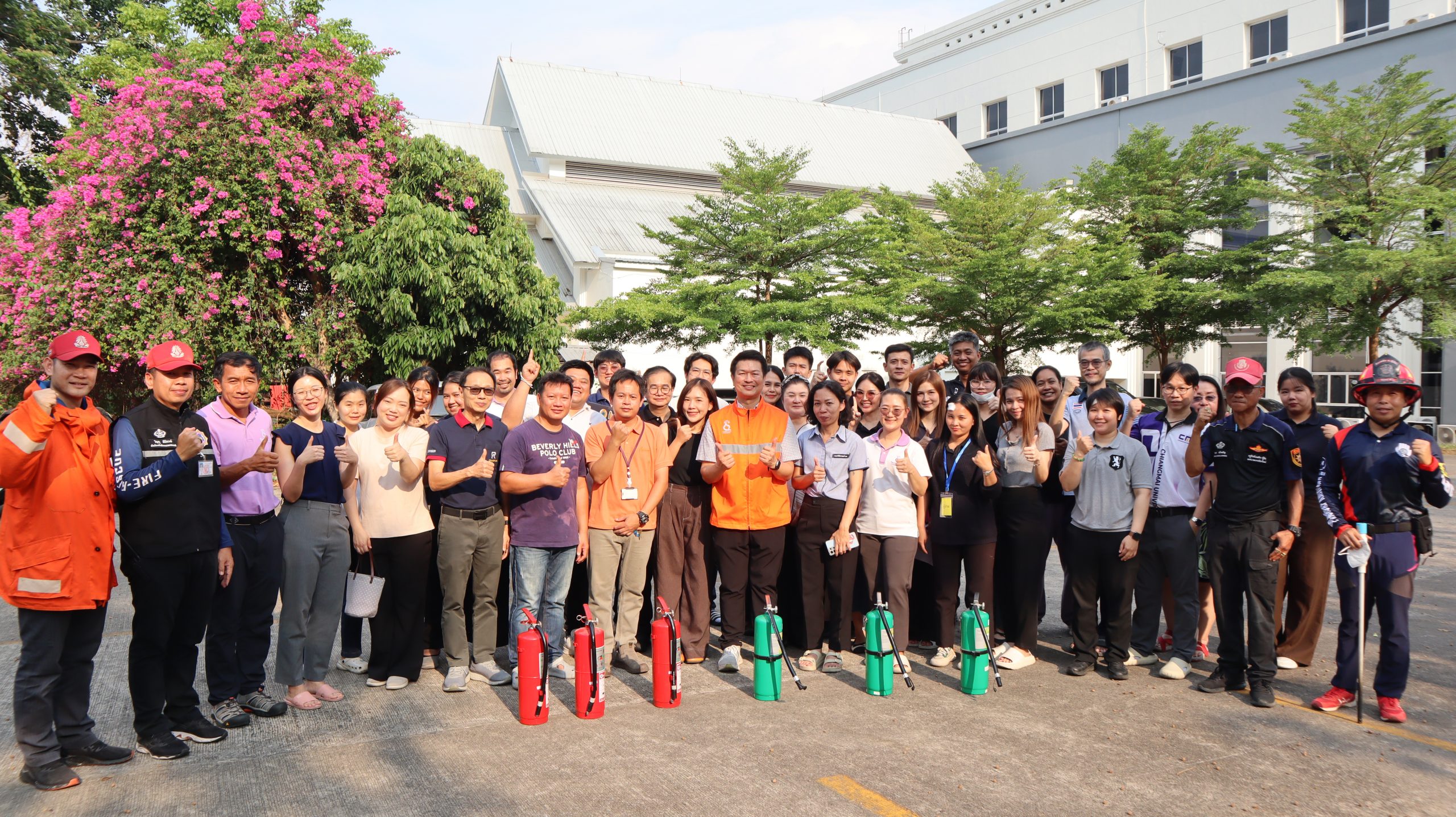 คณะนิติศาสตร์ มช. ยกระดับระบบความปลอดภัย เปิดใช้แผนอัคคีภัยแบบครบวงจร เสริมความมั่นคงในพื้นที่การเรียนรู้